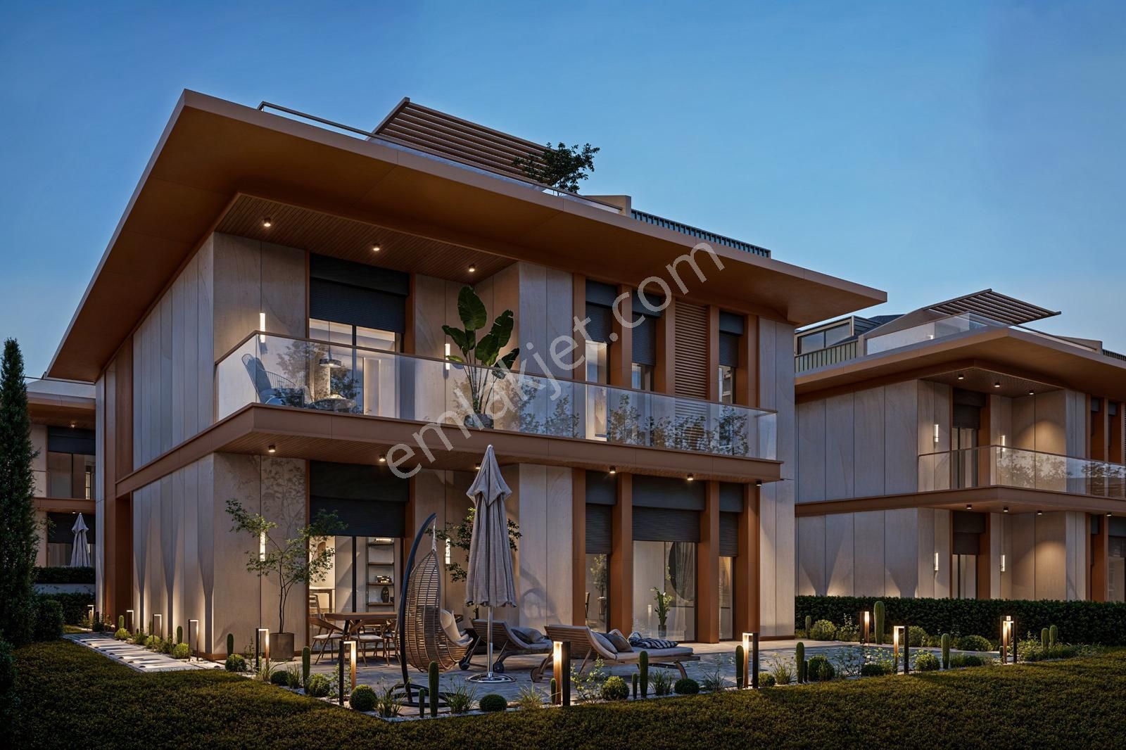 Güzelce'de Müstakil Havuzlu, Deniz Manzaralı Lüks Villa