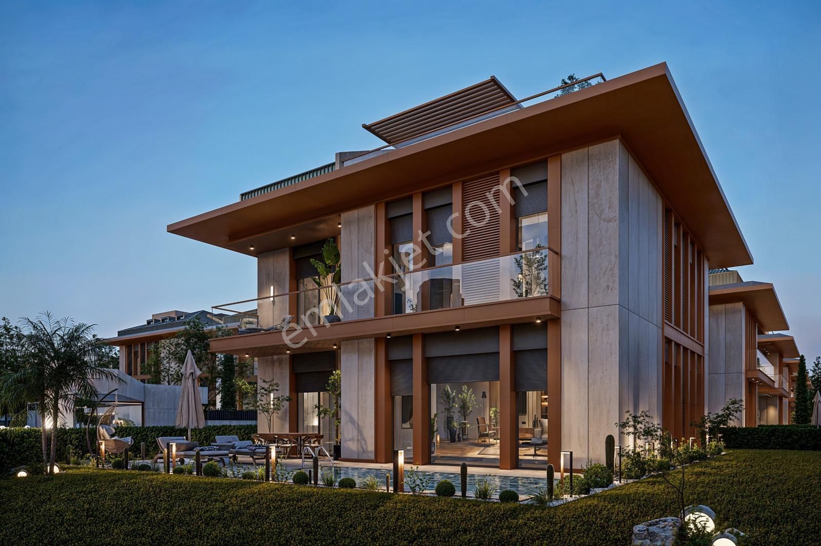 Güzelce'de Müstakil Havuzlu, Deniz Manzaralı Lüks Villa