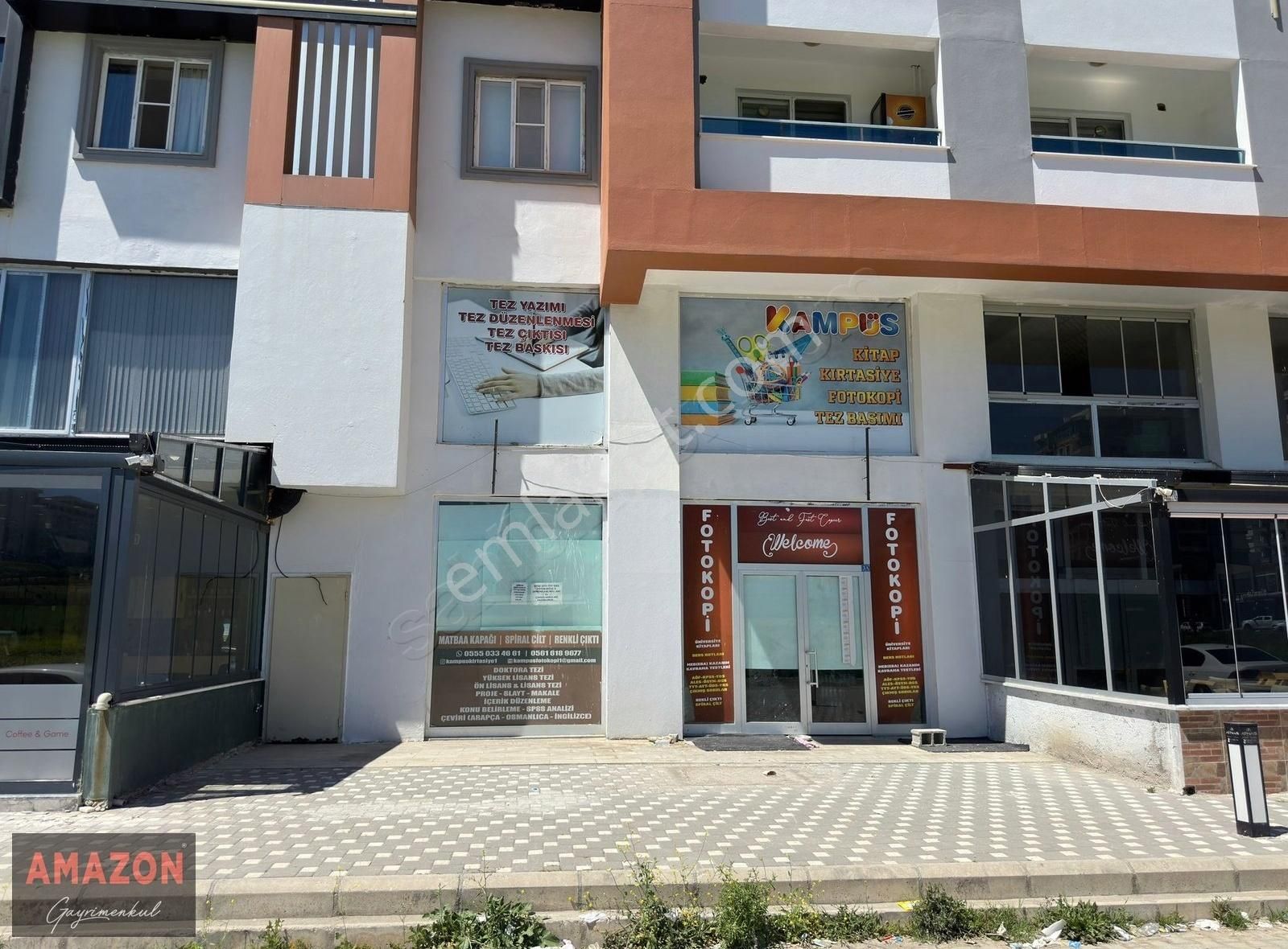 Amazon'dan Ksü Karşısında Cadde Üzerinde Fırsat İş Yeri !!!!