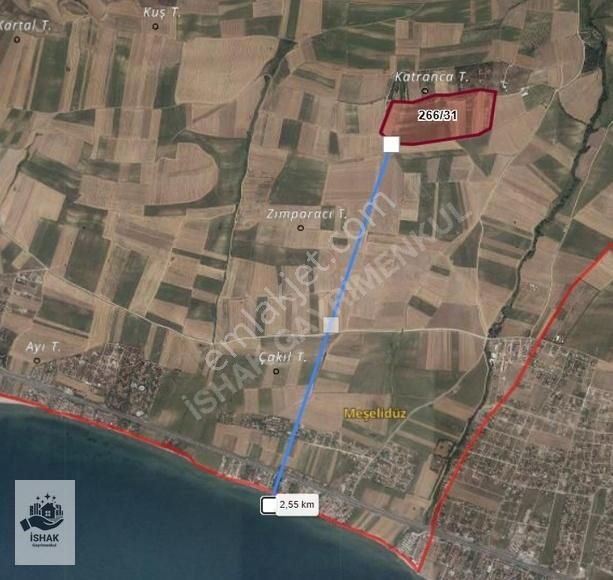 Tekirdağ Marmaraereğlisi Çeşmelide Tarladan Satılık Hisse