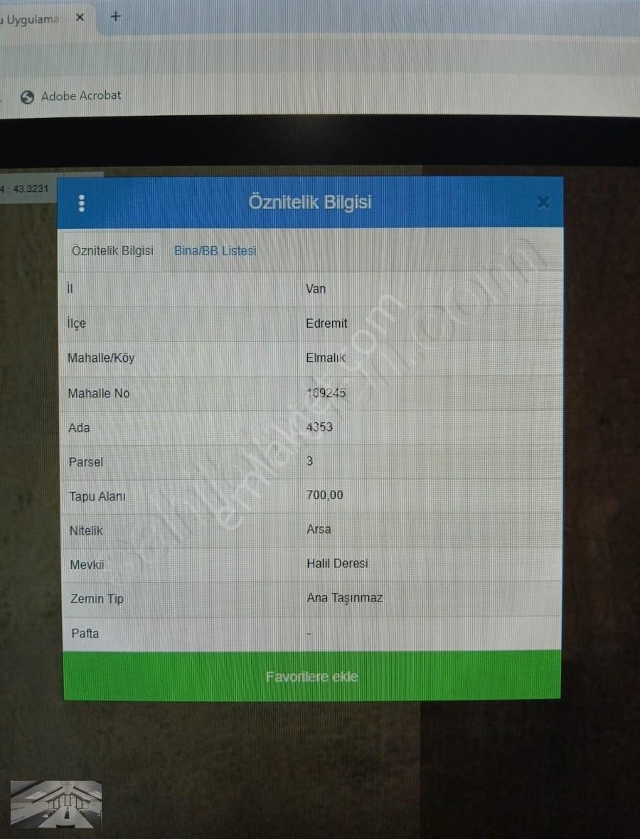 Ydn Emlak'tan Edremit Elmalık'ta Satılık Arsa