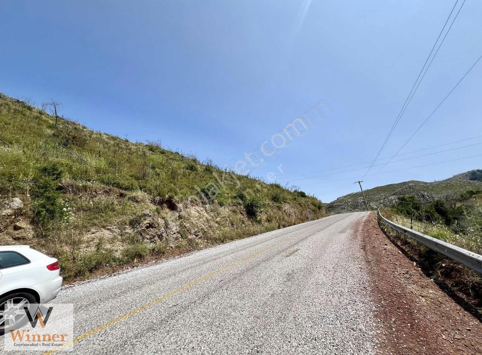 Winner- Bayır'da Asfalt Yola Sıfır Ve 107m Cepheli+satılık Arazi