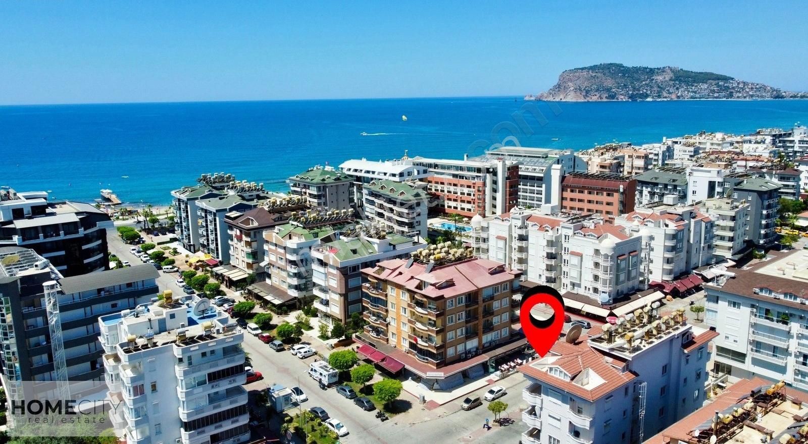 Alanya Oba 2+1 100m2 Denize 200m,eşyalı,merkezde,deniz Manzaralı - Görsel 8
