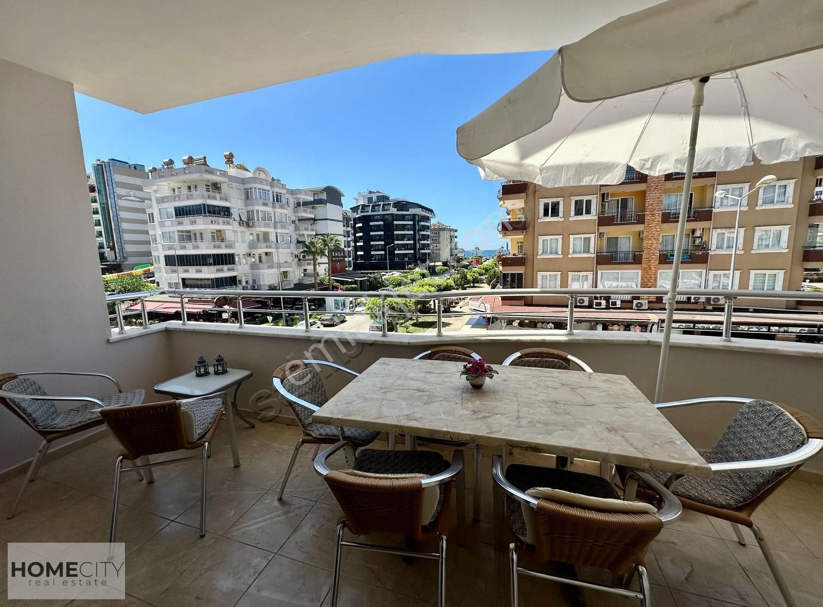 Alanya Oba 2+1 100m2 Denize 200m,eşyalı,merkezde,deniz Manzaralı - Görsel 9