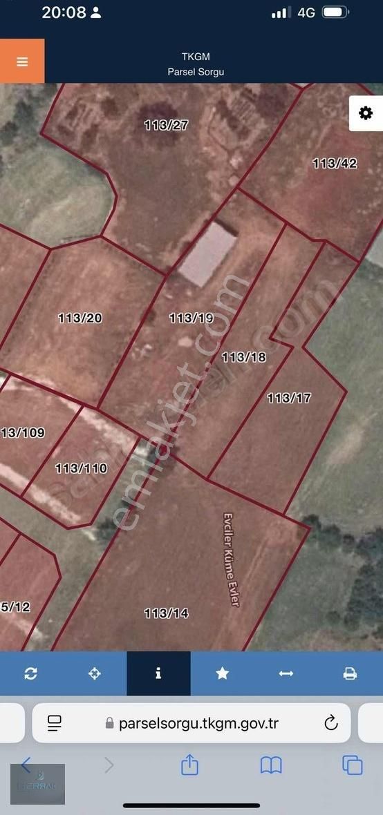Berrak Gayrimenkulden Pınarhisar Evcilerde Satılık Arsa