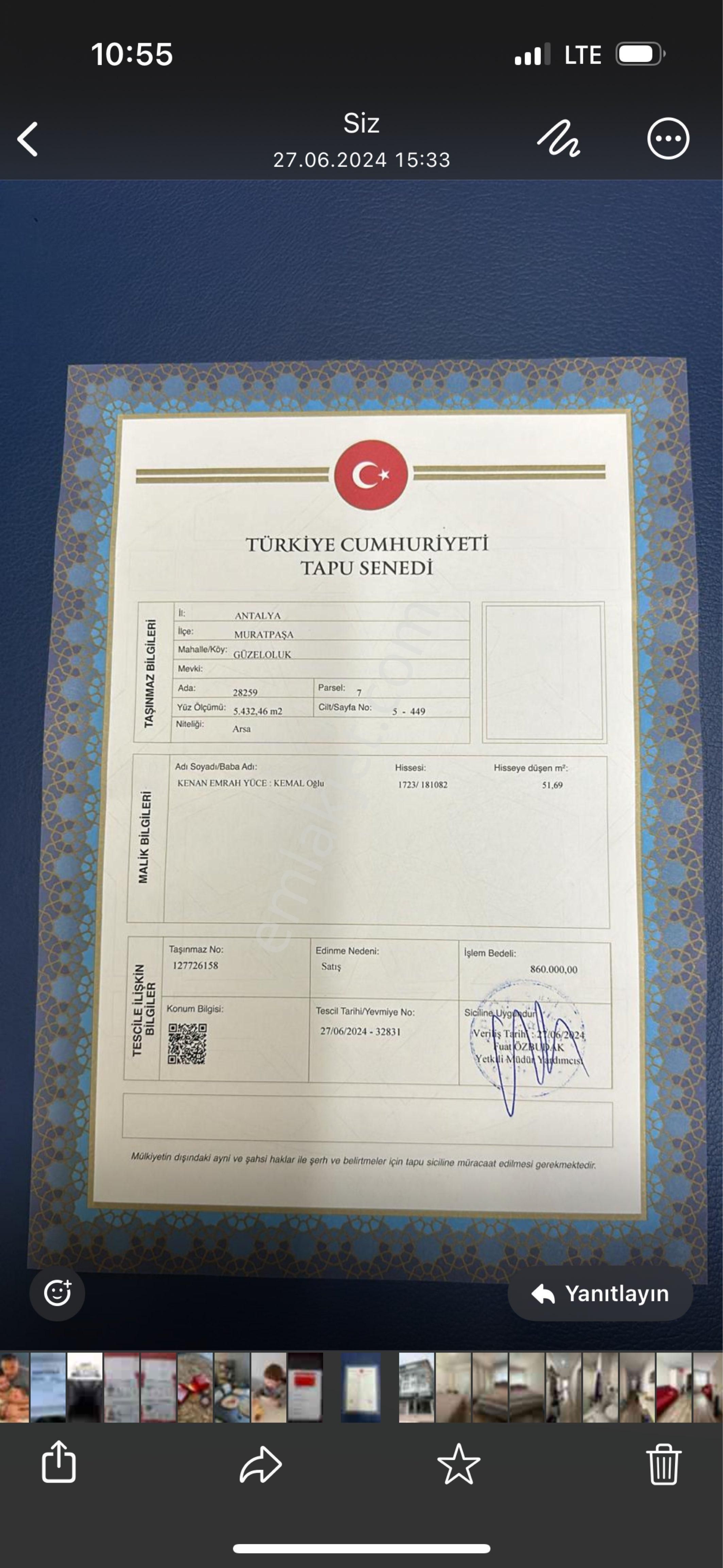 Konut İmarlı Arsa Hissesi