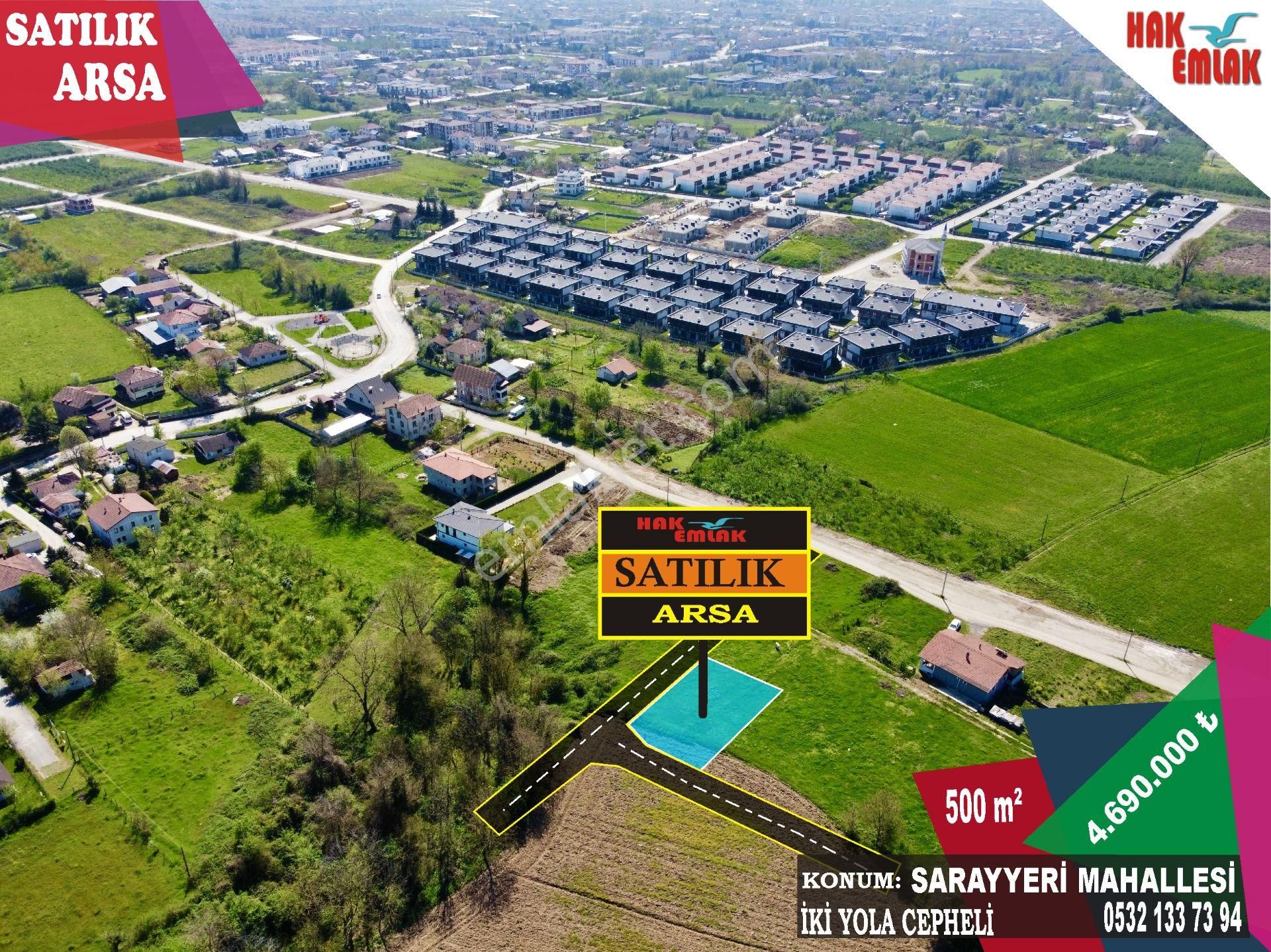 Hak Emlak'tan Sarayyeri Villa Yapımına Uygun Satılık 500 M² Arsa
