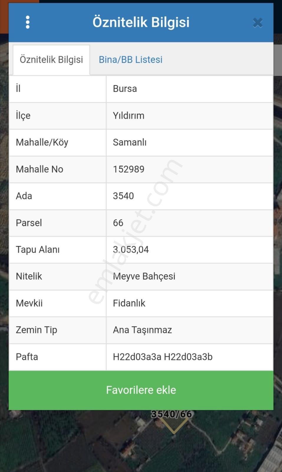 Bursa Yıldırım Samanlı Da Satılık 3050 M2 Tarla - Görsel 15
