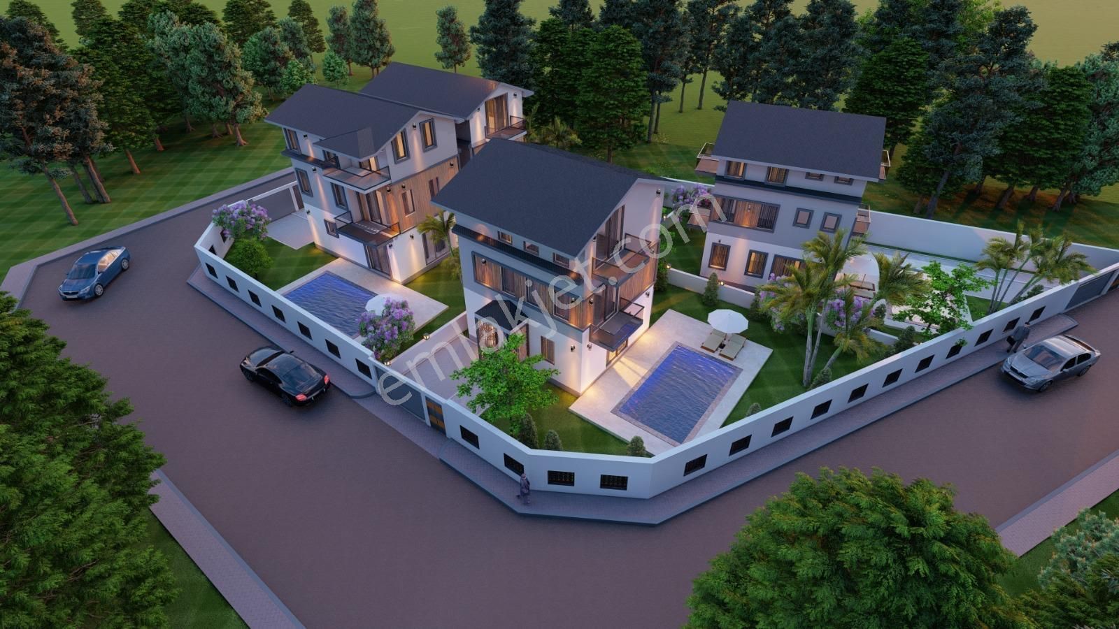 Stop’tan Fethiye Karaçulha Lüks Havuzlu Tripleks Villa - Görsel 2