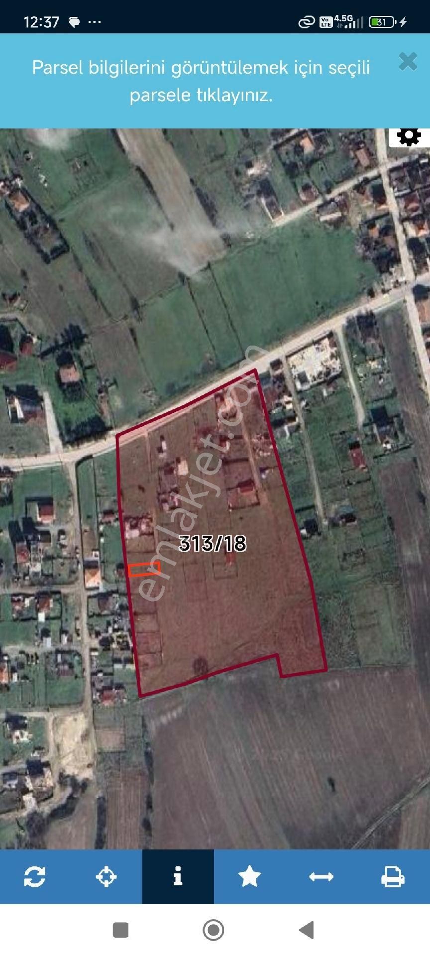 Tekirdağ Kapaklı Pınarca Mahallesi'nde Satılık Hisseli Parsel