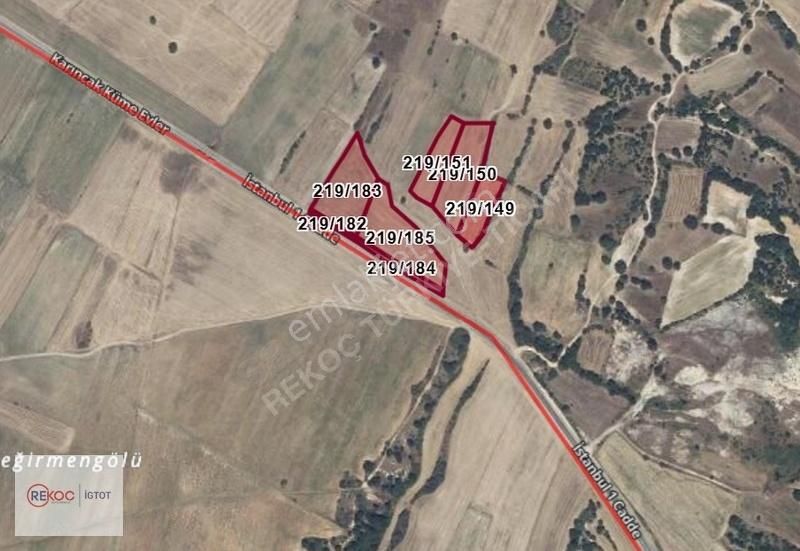 Kırklareli Pınarhisar Kaynarca/ışıklar 22.500 M2 Yolacephe Tarla