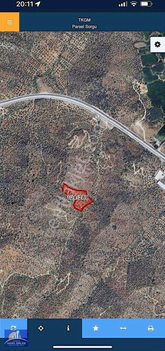Muğla Milas Bafa,da Satılık 8275 Metre Zeytinlik
