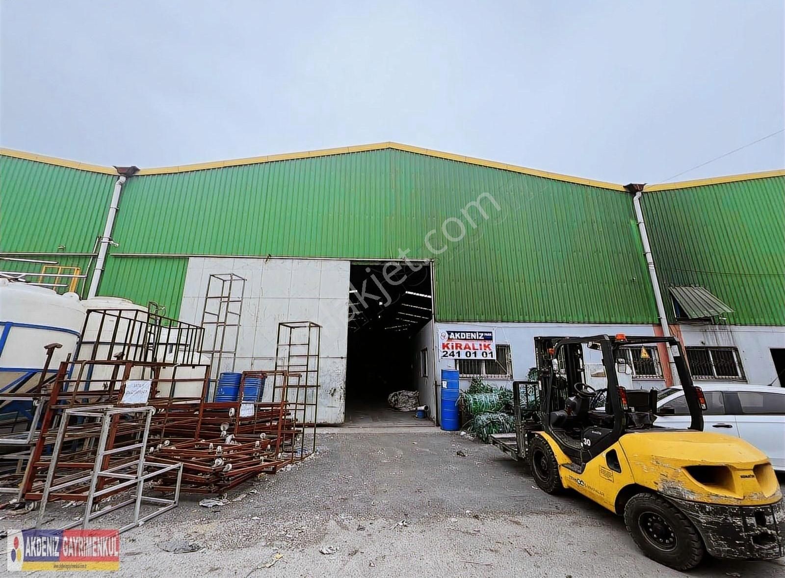 Site İçersinde Kiralık Depo Fabrika 1000 M2 Yüksek Tavanlı