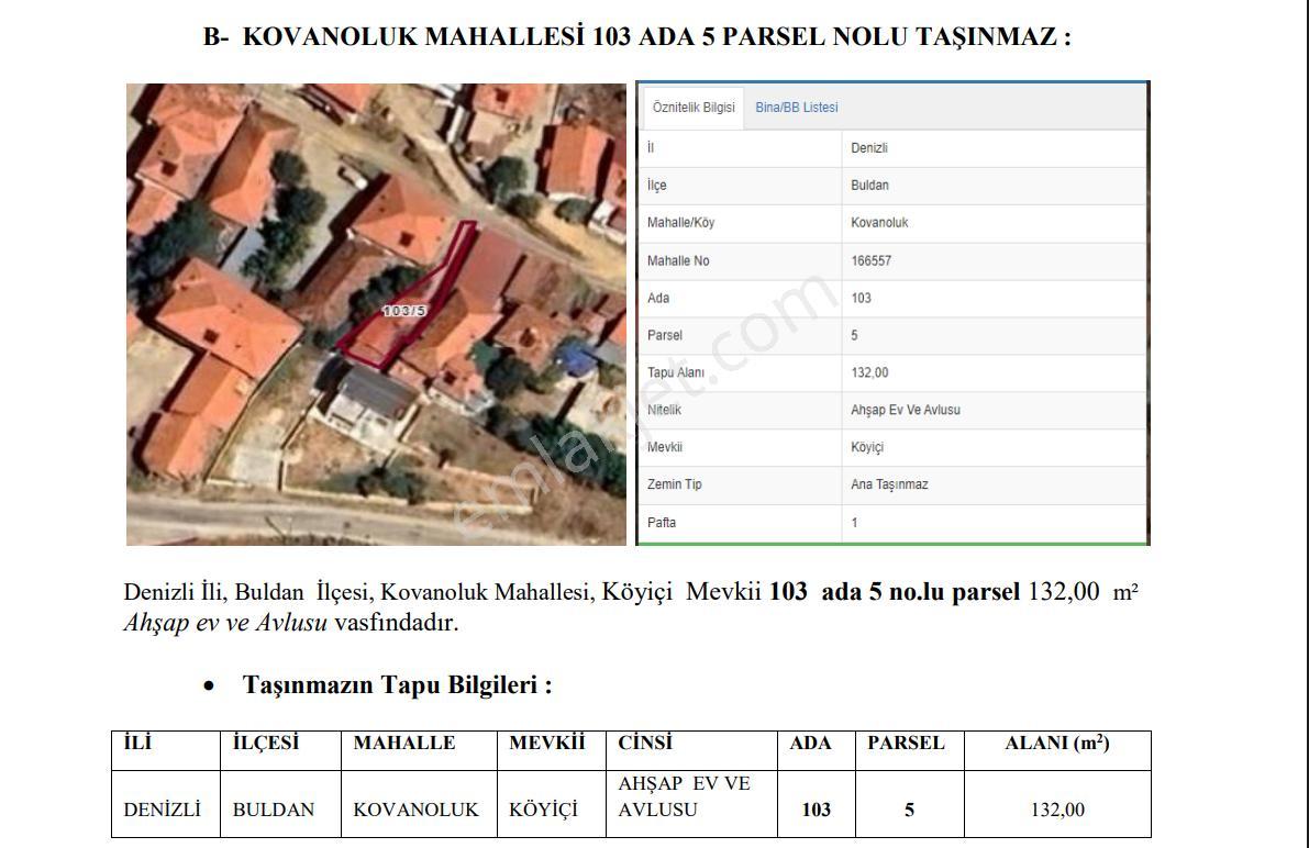 Denizli Buldan Müstakil Tapu Sahibi Perta Emlak Ümit Tahmaz - Görsel 7