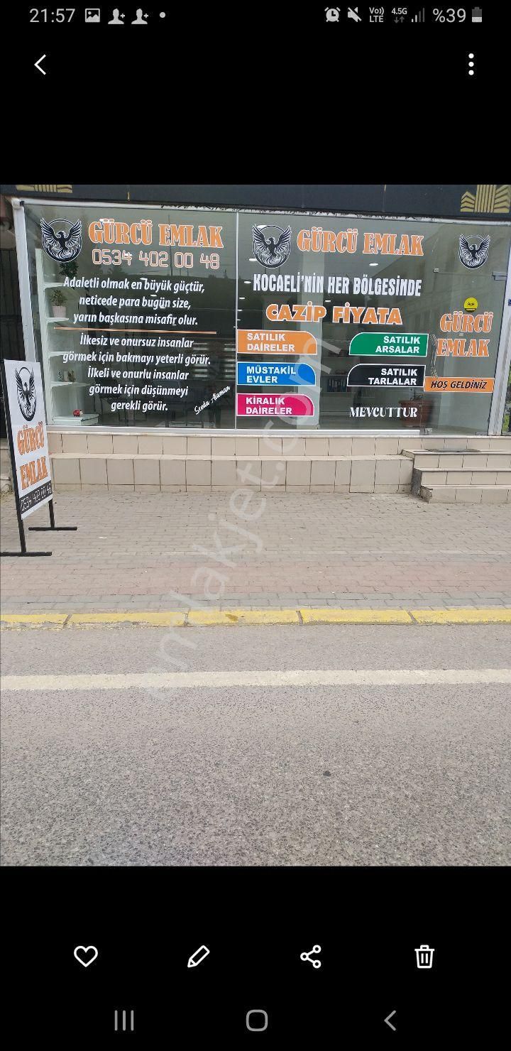 Kocaeli Kartepe Suadiye Mahallesinde 2.5 Dönüm Sanai Arsası 25000000tl