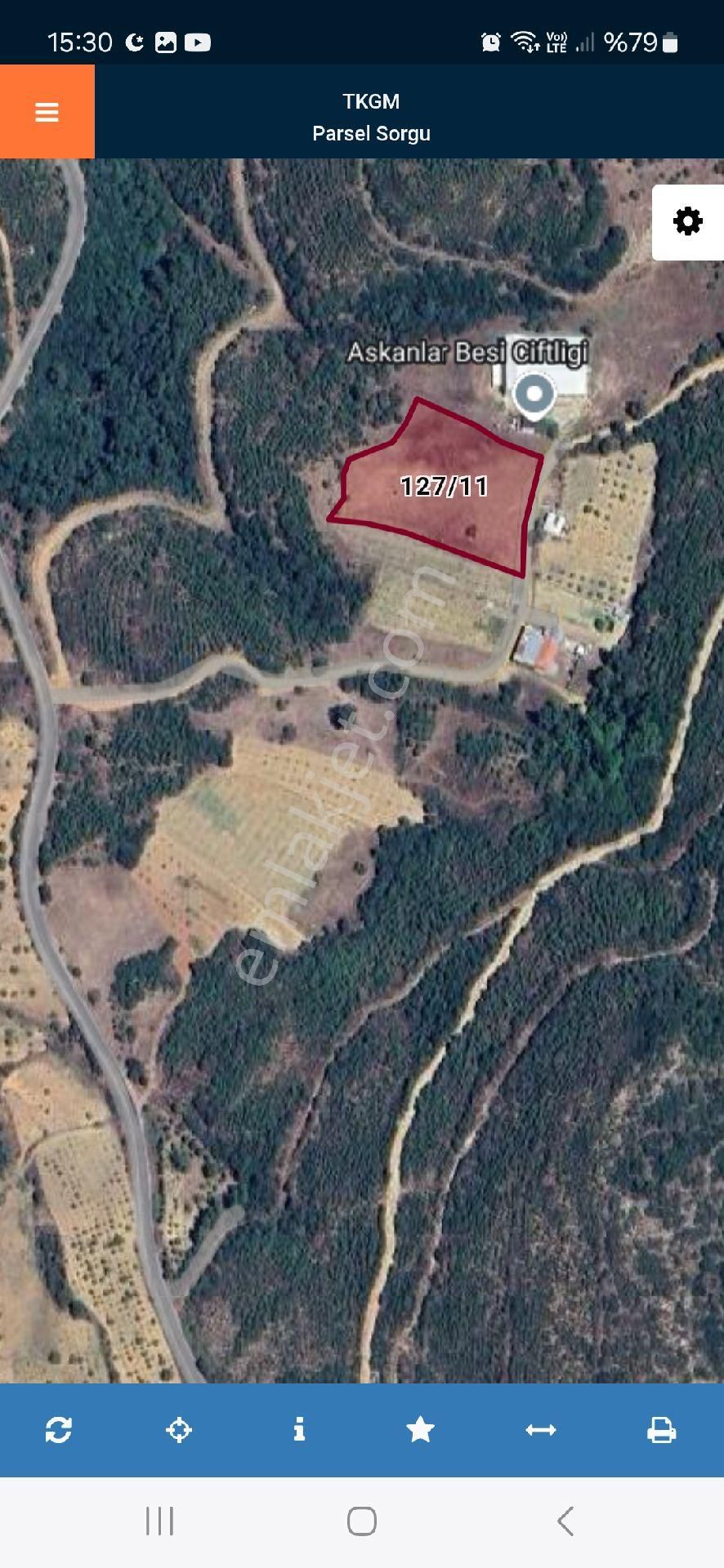 Manisa Turgutlu Ayvacık Mah. Resmi Yola Sıfır, Asfalta 240 Mt, Düz, 5.150 M2 Fırsat Tarla.
