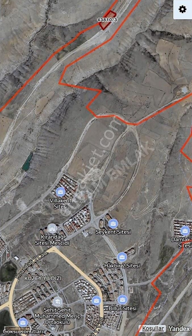 Yenimahalle Yakacık Kuzeyyıldızında 500 M2 18 Katlı Bölgede Arsa