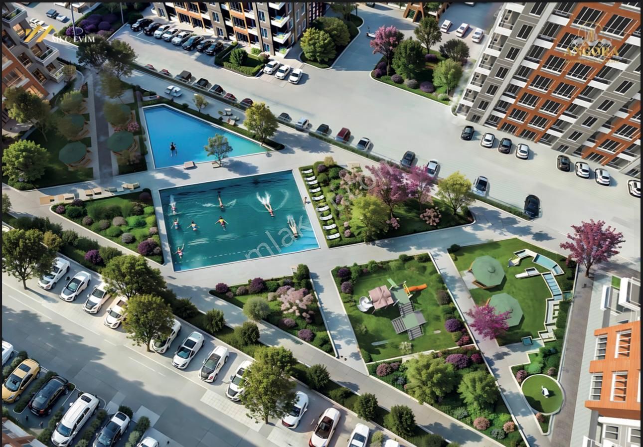 Yarı Peşin Yarı Taksit Lüks Proje Site İçerisinde 2+1 Daireler - Görsel 13