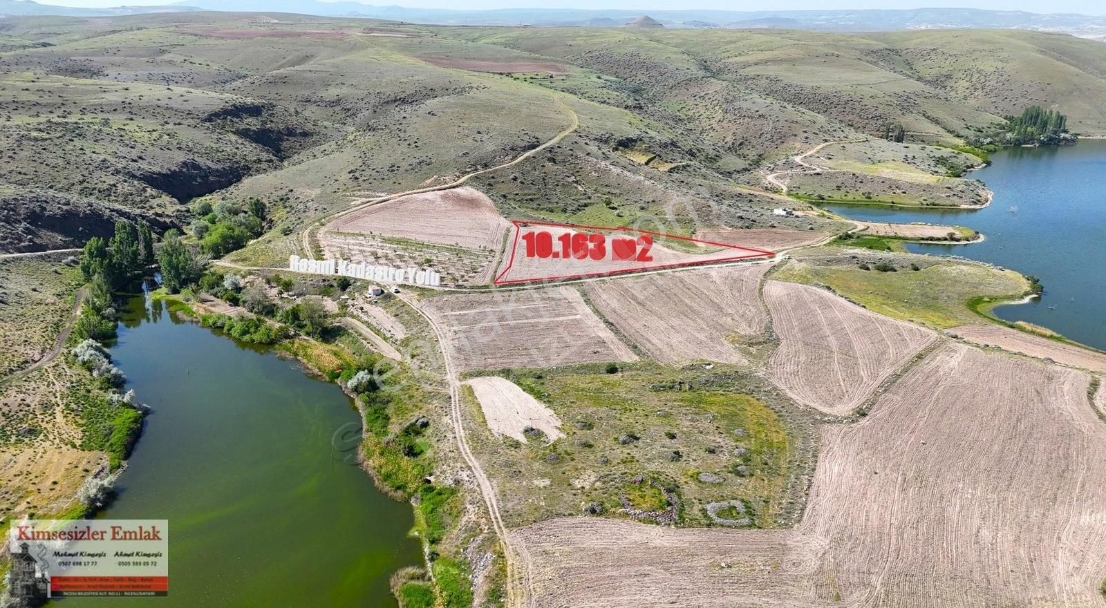 İncesu Küllü'de Baraj Kenarı 10.163 M2 Tek Tapu Bahçe