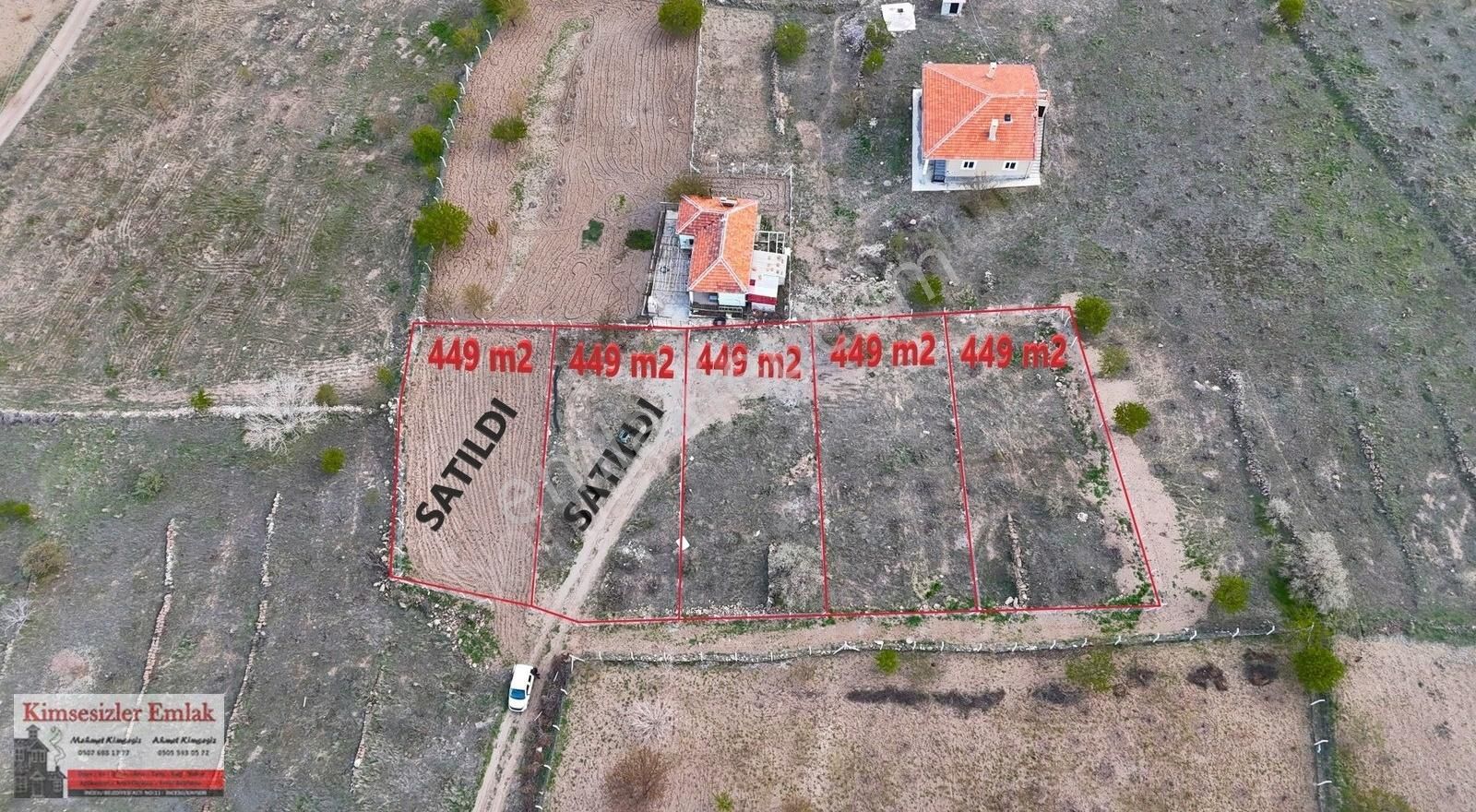İncesu Garipçede Büyükkum'da Satılık 449 M2 Bahçe (son 3 Adet)