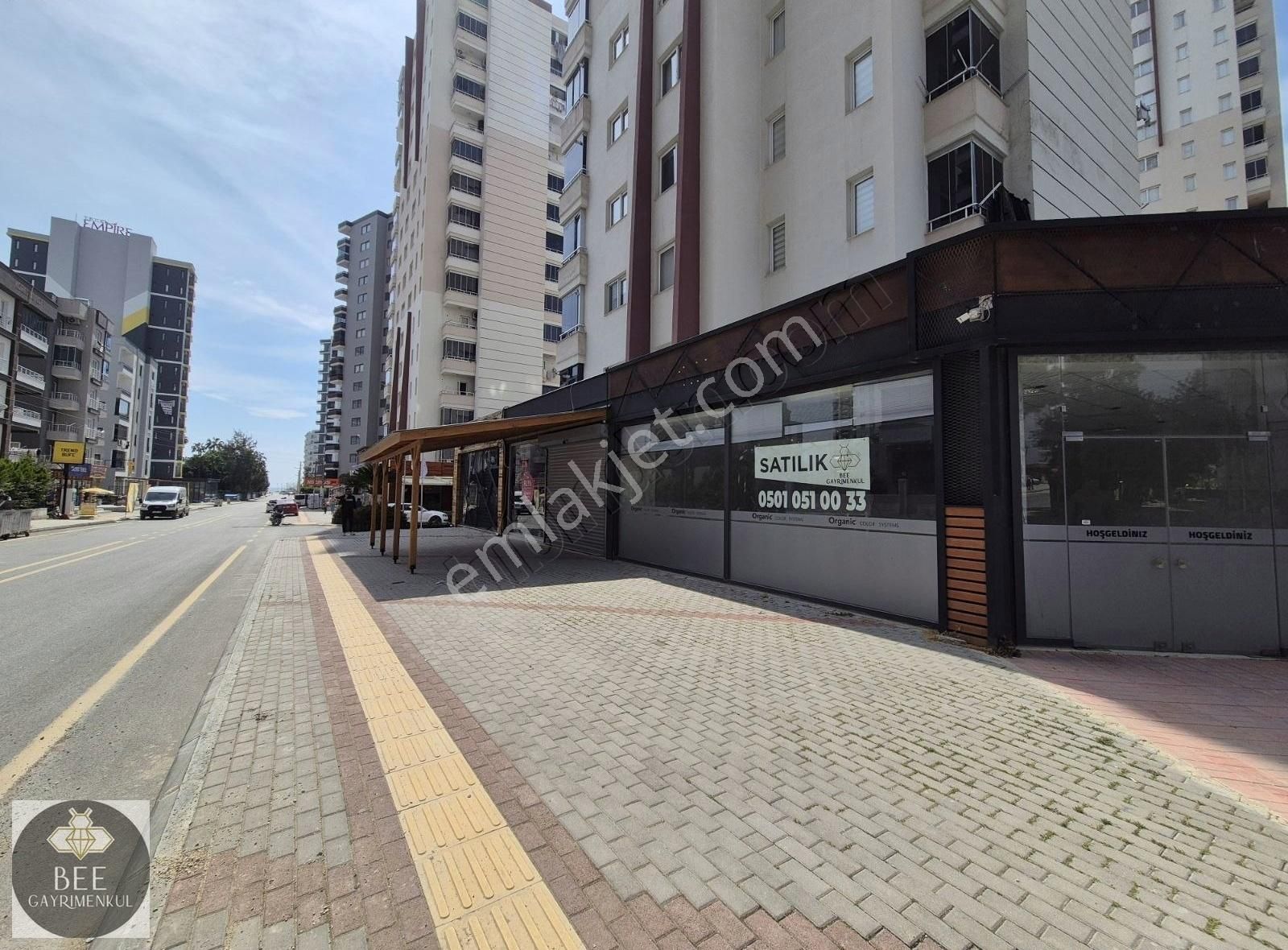 Bee Emlak'tan Tece Plaj Caddesinde Satılık Dükkan