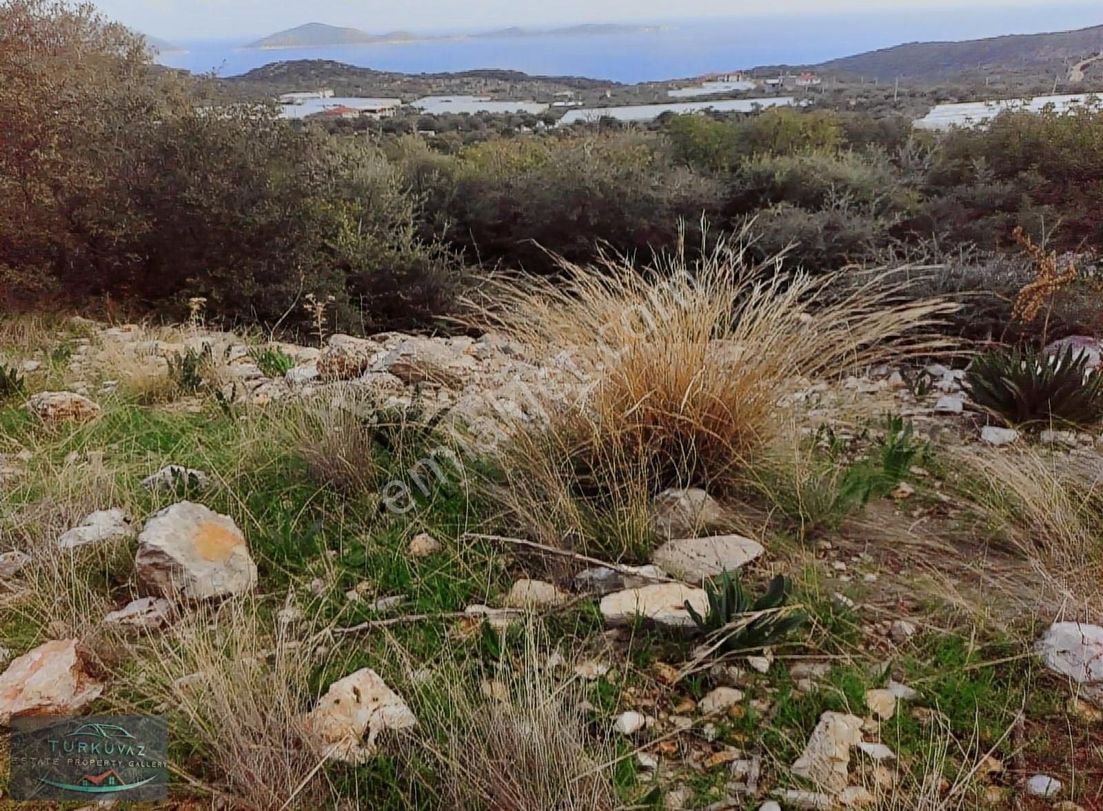 Turkuvazdan Kaş Belenli Sısla Da Deniz Manzaralı Tarla