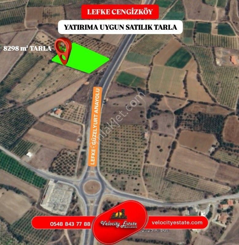 Lefke Cengizköy'de Satılık 8,298 M² Tarla