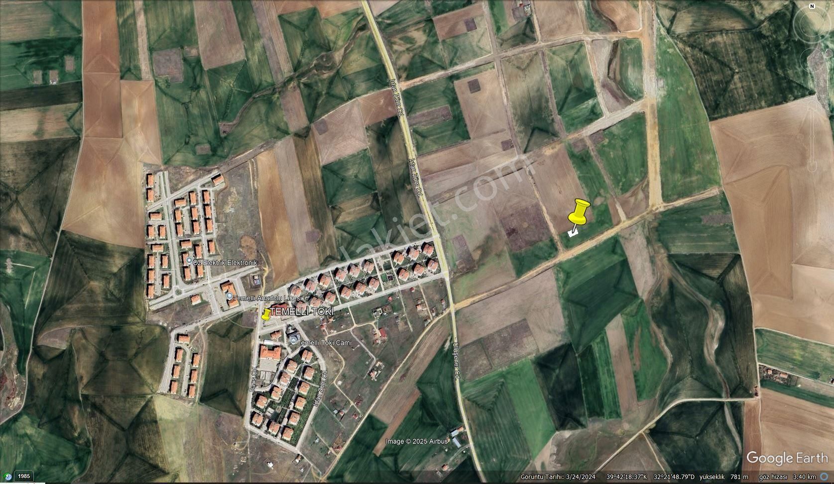 Temelli De Tokiye Yakın Yatırımlık 6 Dairelik Satılık İmarlı Arsa - Görsel 3