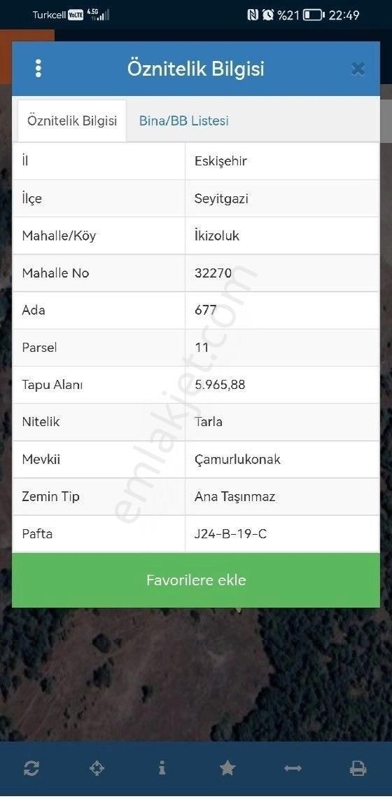Eskişehir Seyitgazi"de Çok Uygun Fiyata Yatırım Fırsatı.