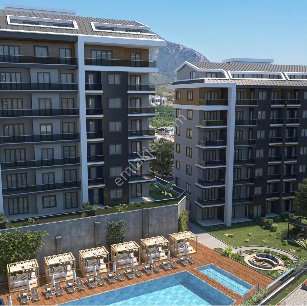 Öz Elit'den Alanya Merkez Sapphire Residence'da Sıfır Daire