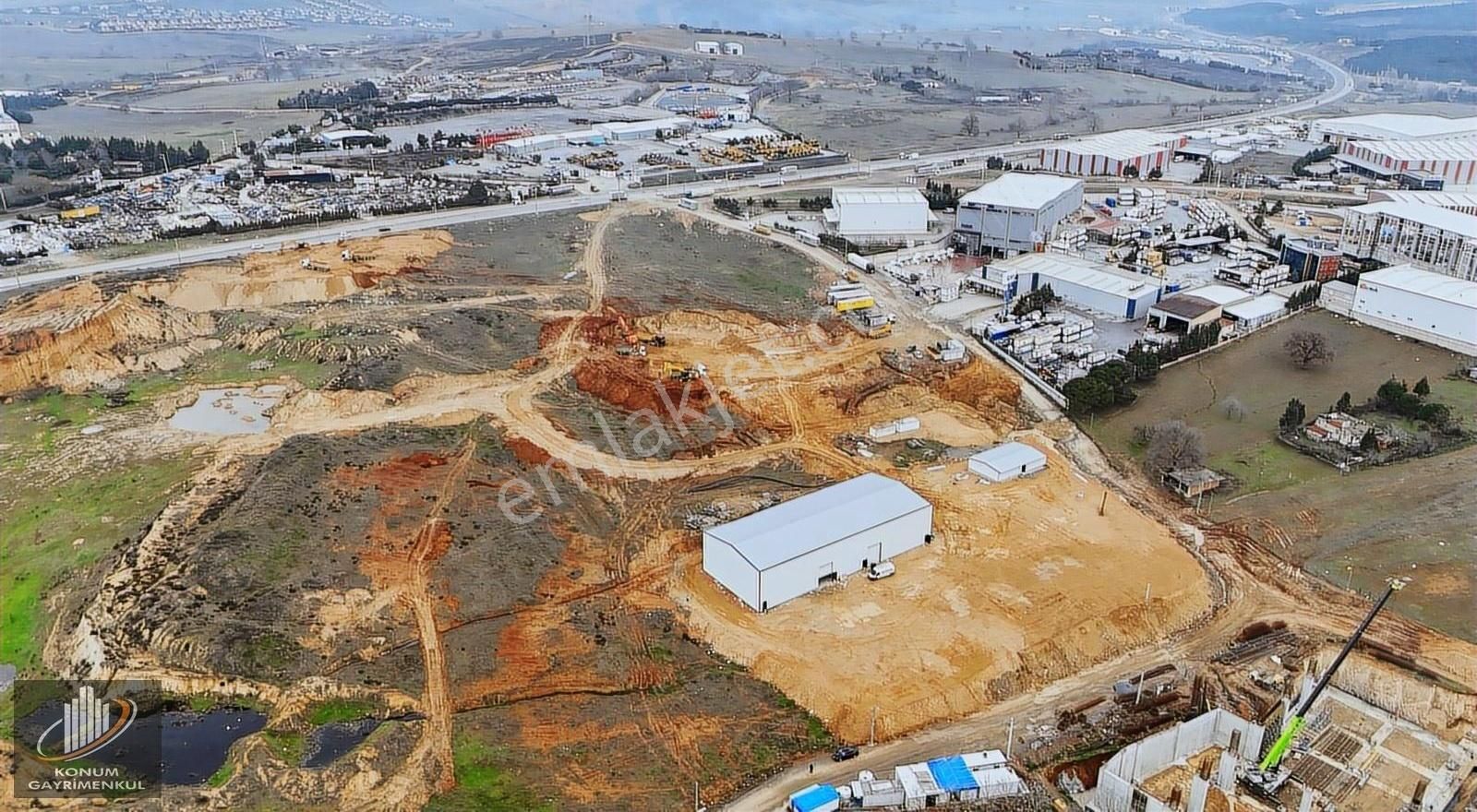 Satılık 3000 M2 1. Sınıf Sanayi Arsası (tek Kat 1800 Kurulum) - Görsel 6