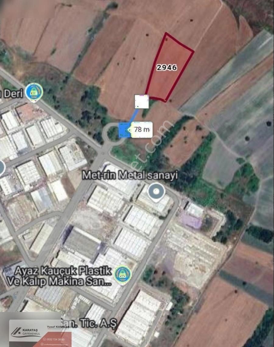 Badırga Organize Sanayi Dibi Satılık Kupon Tarla - Görsel 2