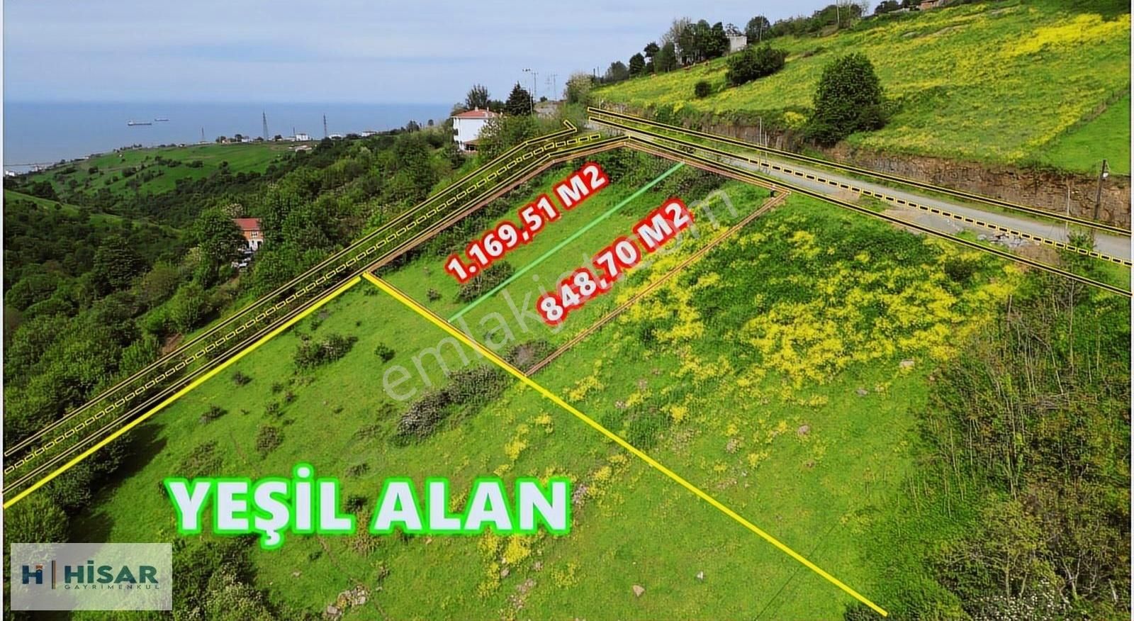 Hisar'dan Samsun Canik Devgeriş'te Yatırım Fırsat İmarlı Arsa