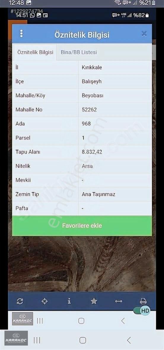 Yok Böyle Fiyat Karakoç Gayrimenkul Kırıkkale 205 M2 Sanayi İmarlı Arsa Acil Satılık - Görsel 4