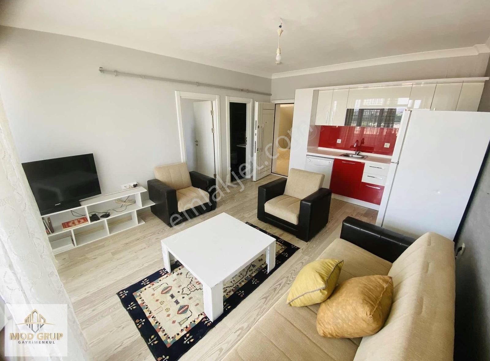 Mod Grup 'dan En Uygun Fırsat 1+1 Eşyalı Daire 8.kat Cam Balkon