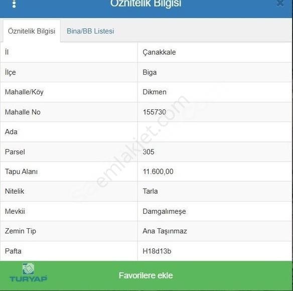 Çanakkale Biga Dikmen Köyü 31.600m2 Satılık Kupon Tarla - Görsel 4