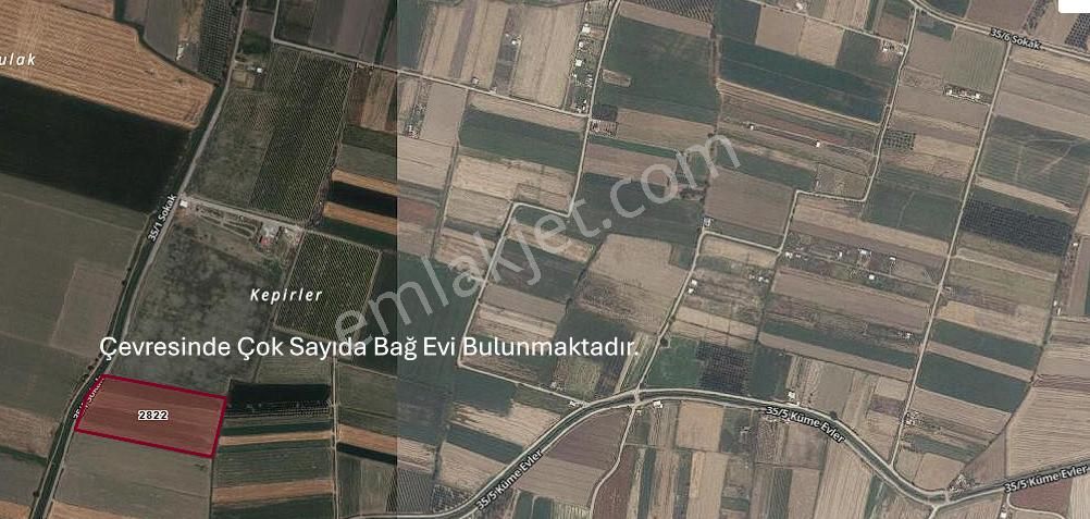 İzmir Menemen Türkelli De Resmi Yola Cepheli Satılık Tarla