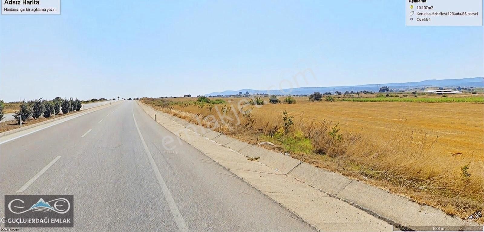 Satılık 10.137m² Tarla Biga Koruoba 'da Güçlü Erdağı Emlak'tan
