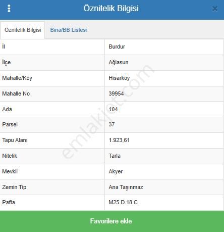Burdur Ağlasun Hisarköy'de Yatırımlık Satılık Arazilerimiz - Görsel 5