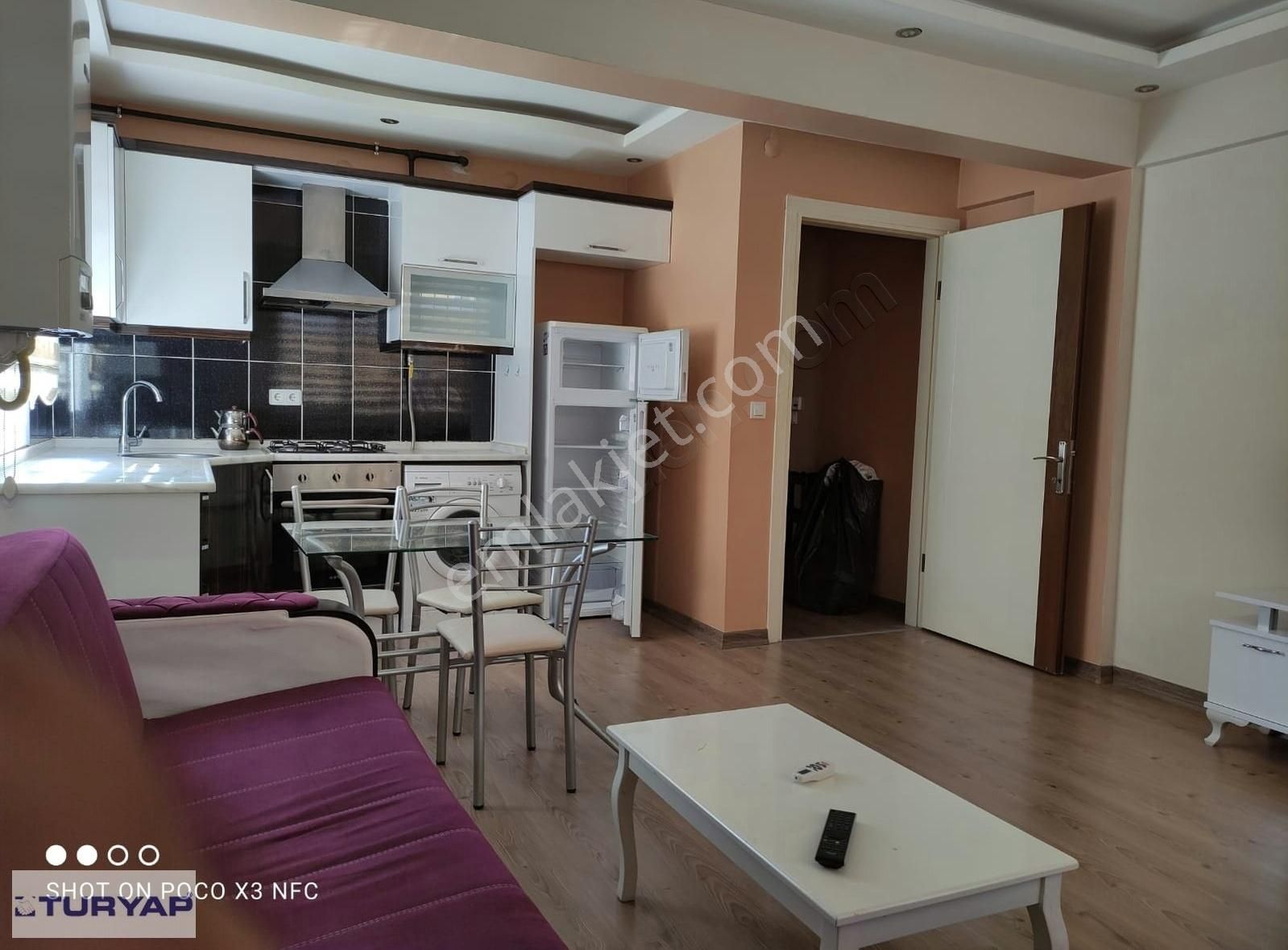 Mevlana Heykel Yakını 65 M2 Doğalgazlı 1+1 Eşyalı Kiralık Daire