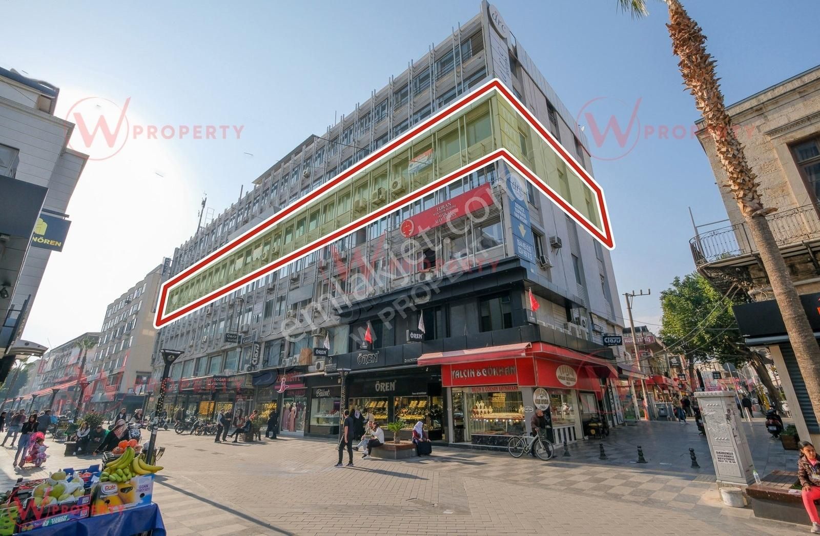 W Property'den Çarşı Merkezde Cadde Üzeri Komple Ofis Katı