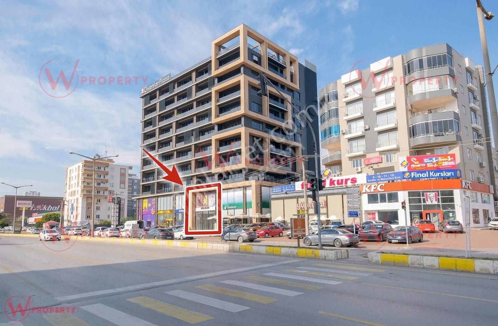 W Property'den Civanlar Plazada Starbucks Yanı Kiralık İşyeri
