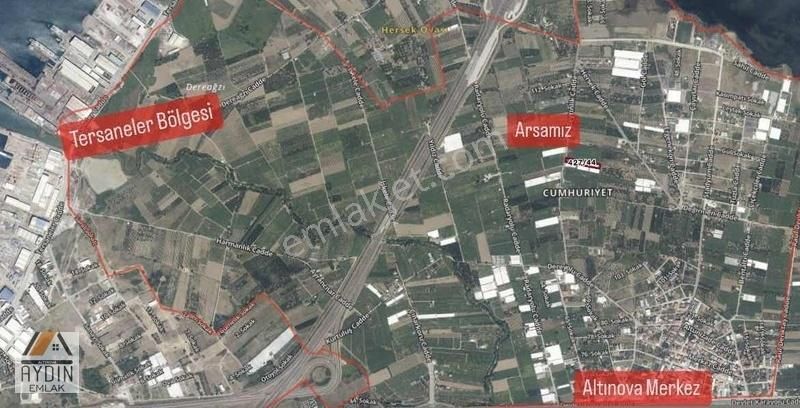 Tersanelere 2 Km Merkeze 900 M Yola Cephe İmar Sınırında Tarla