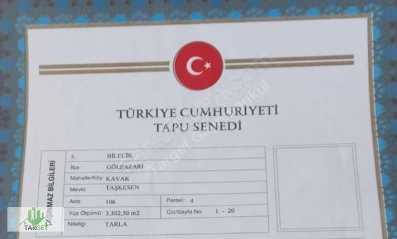 Target Gayrimenkulden Bilecik Gölpazarında Satılık Arsa