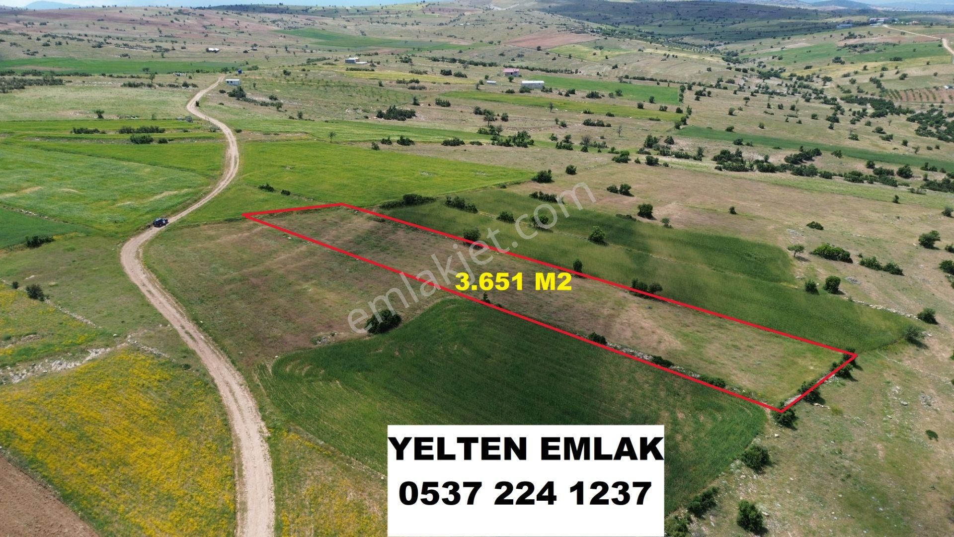 Korkuteli Yeltende Satılık Havadar Manzaralı Bölgede Satılık 3.651 M2 Tarla - Görsel 4