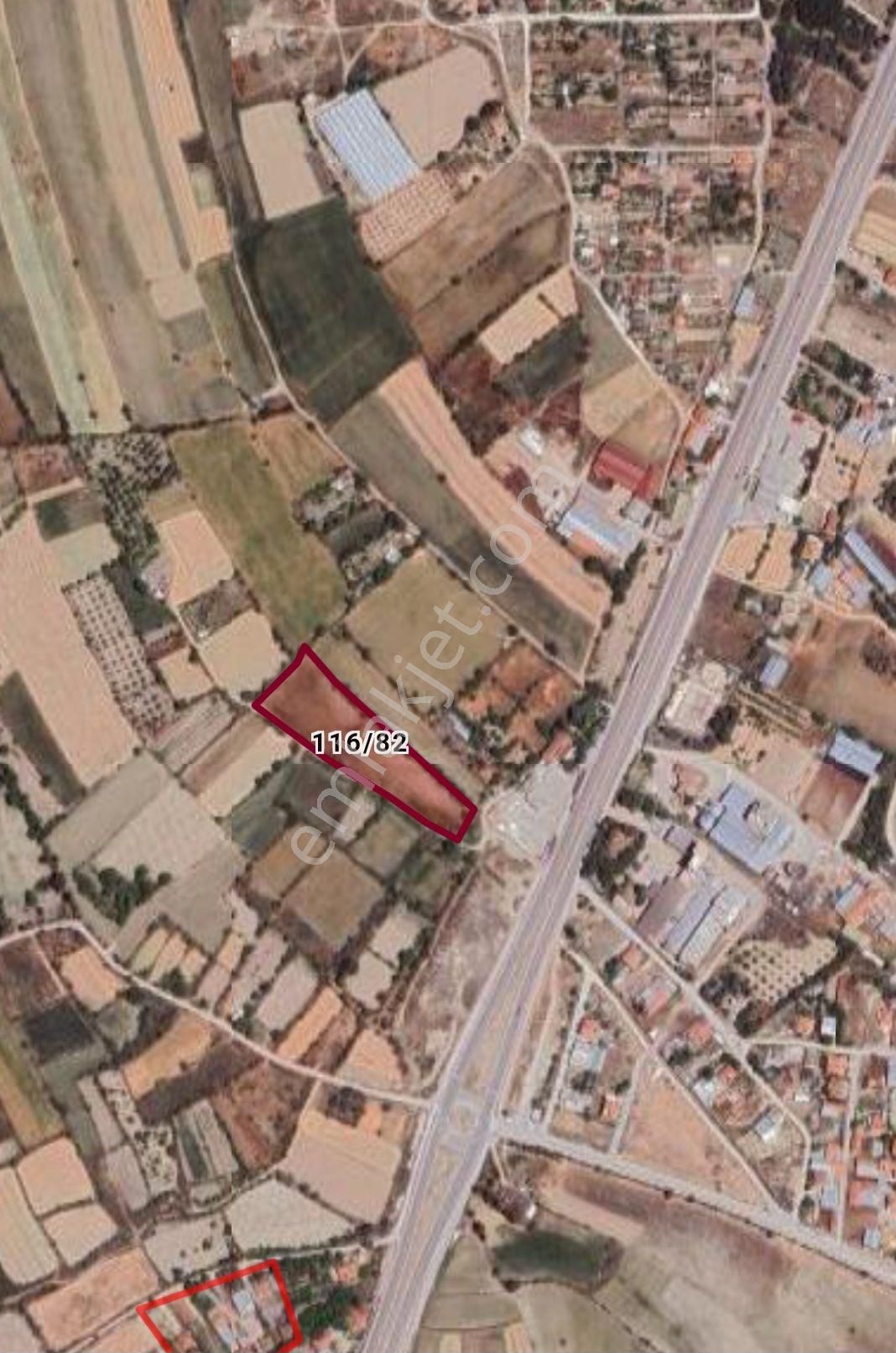 Burdur Polat Emlak'tan Satılık Tarla Çendik Köyü 8415m2