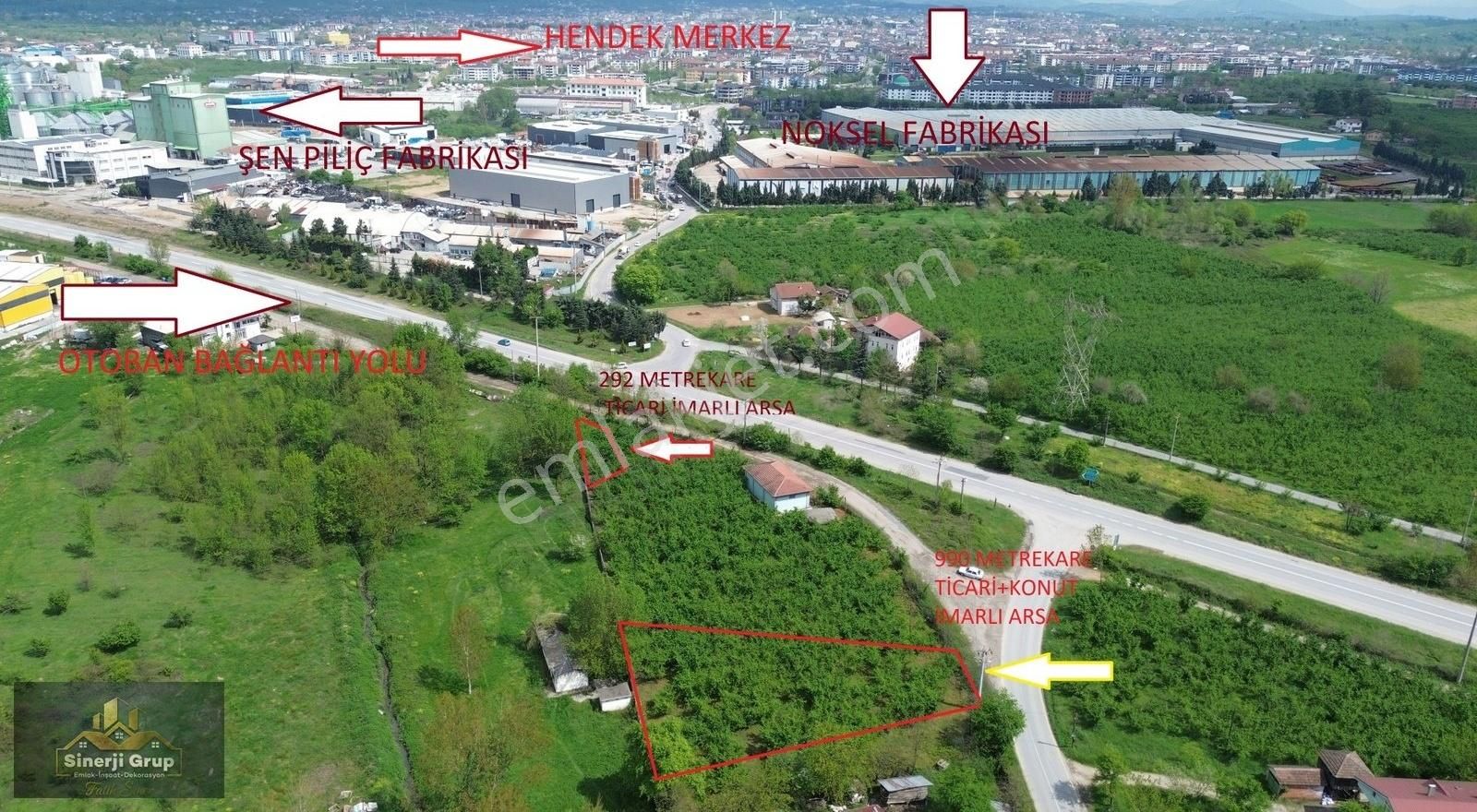 Sinerji Grup'tan Merkezi Konumda Ticari+konut İmarlı Köşe Arsa