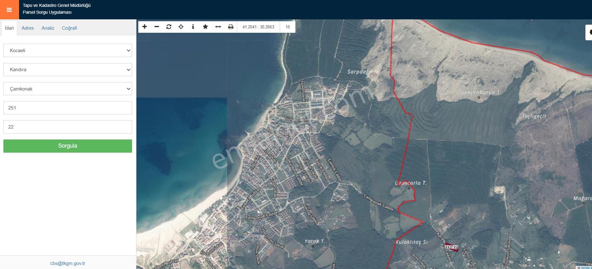 Kocaeli Kandıra Çamkonak Ta Ana Cadde Üzerinde Ormana Ve Denize Yakın - Görsel 26