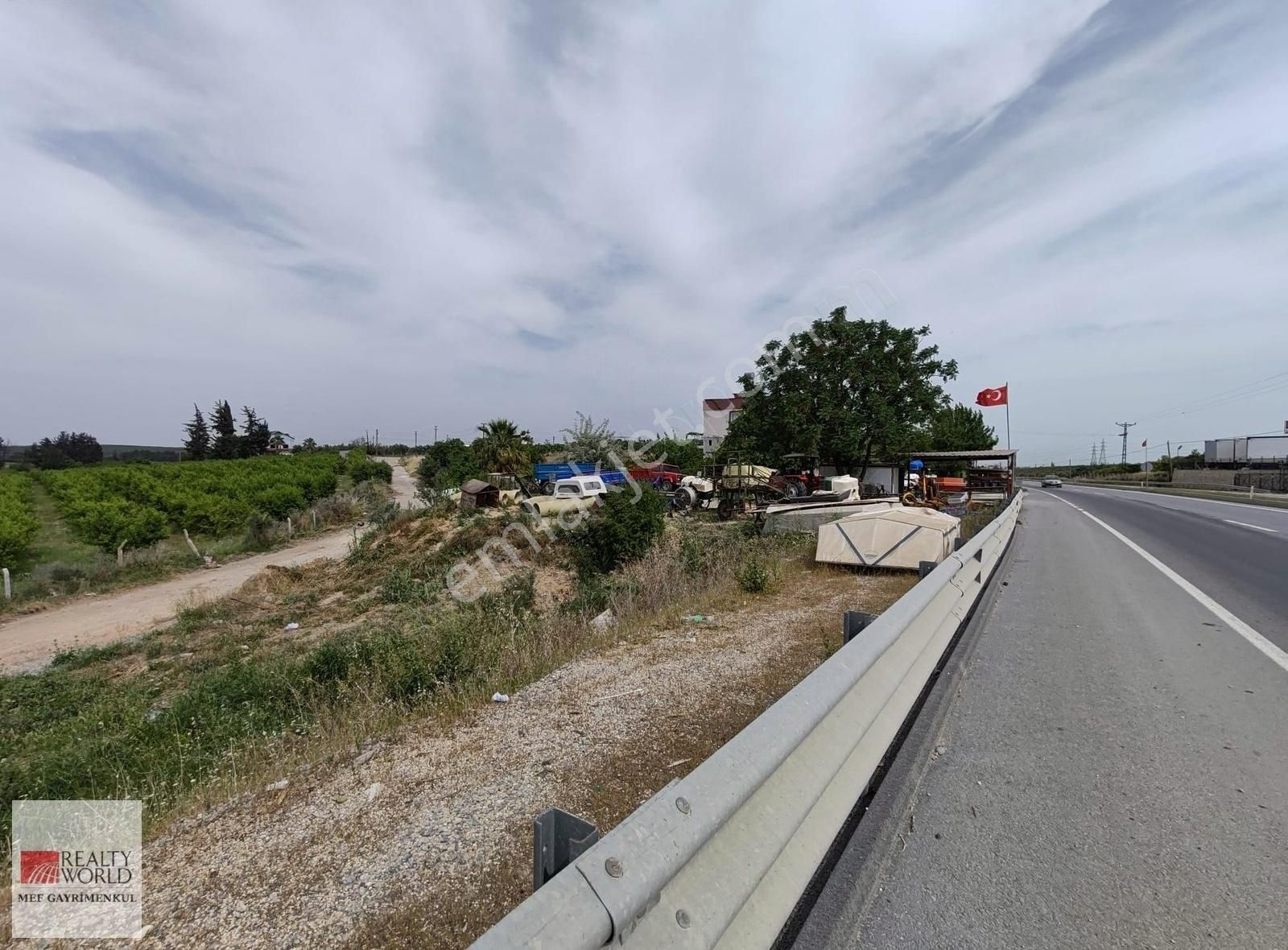 Rw Mef'den Tarsus Otoban Girişi Ticariye Uygun Satılık Arazi