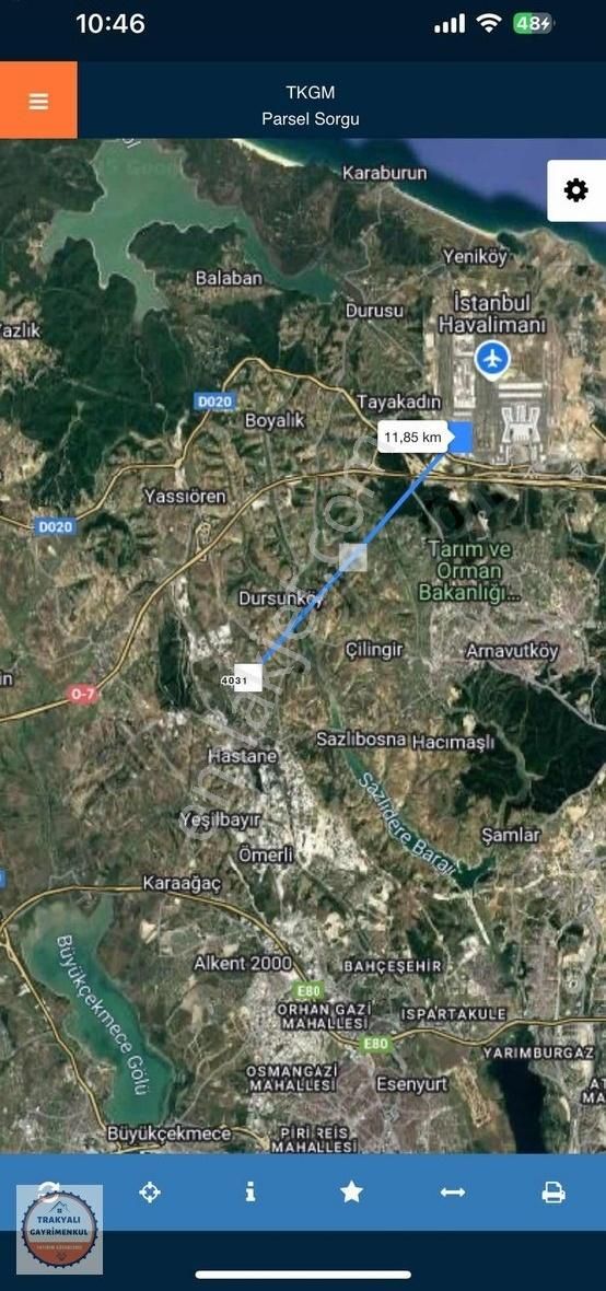 Arnavutköy Hadımköy De Satılık Villa İmarlı Arsa